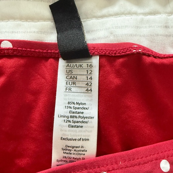 Red Polka Dot Swimsuit - Picture 2 of 3